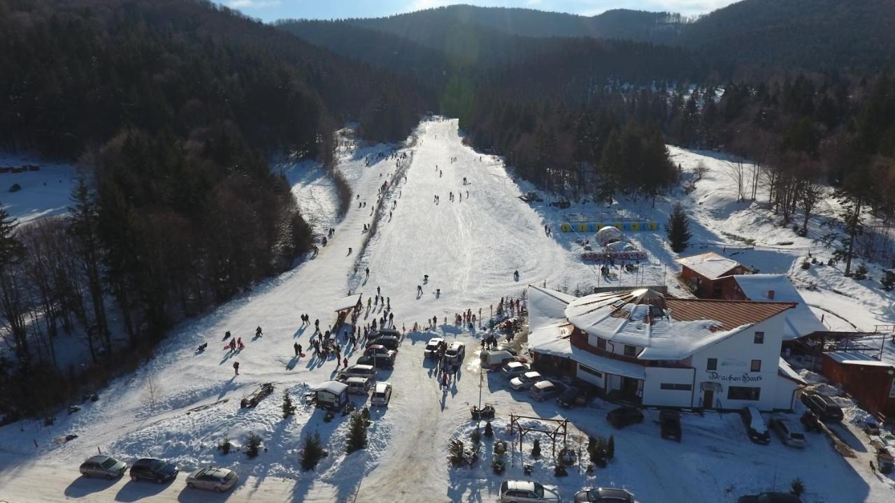 Pensiunea Casa Zmeilor Dragus ภายนอก รูปภาพ